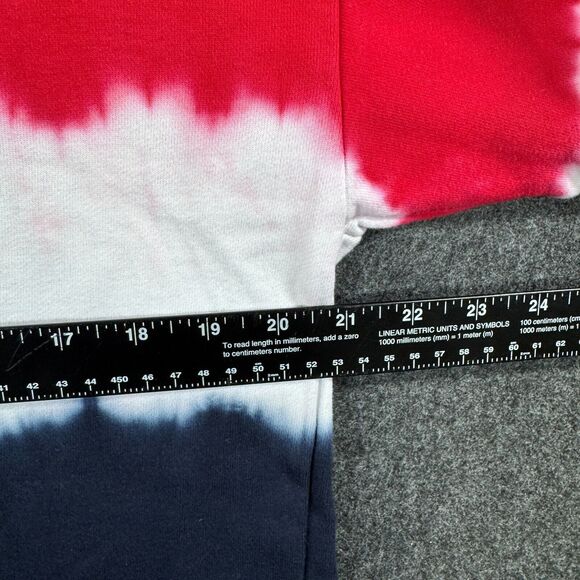 Lauren Ralph Lauren Hoodie Women's Large Red Blue White Ombré United States - Picture 4 of 7